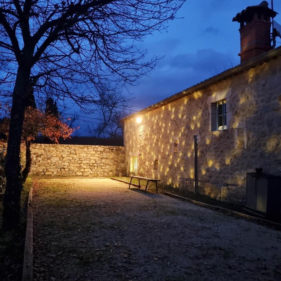 Villa Charmante A Lussan Avec Piscine Privee Et Jardin Closa Exterior photo